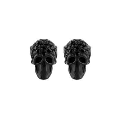 Abbildung von Philipp PLEIN Unisex Ohrringe Ohrstecker Edelstahl Black ENIGMA PJOEA18EU
