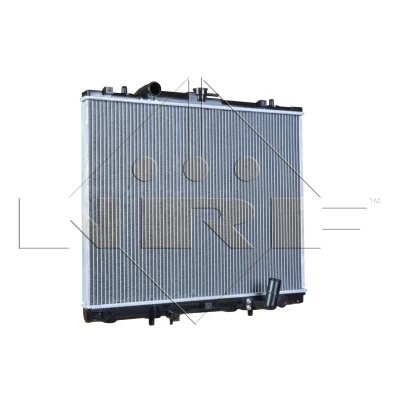 Abbildung von NRF 53285 Kühler, Motorkühlung Aluminium 638 500 25 Kühlrippen gelötet MITSUBISHI: Pajero Sport 1 SUV