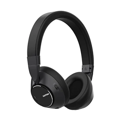 Abbildung von GRIFEMA GH1001 Bluetooth 5.3 Kopfhörer Over Ear, Active Noise Cancelling Kopfhoerer, HiFi Stereo Headset mit Mikrofon, USB C Schnellladung, Verbindung von 2 Geräten, Schwarz