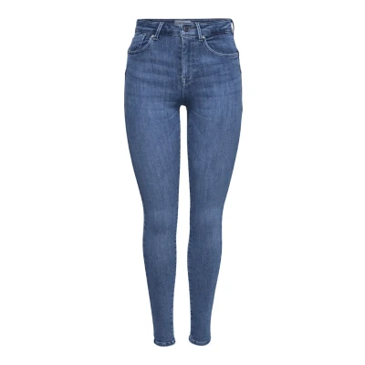 Abbildung von ONLY Onlpower MID PUSH UP Jeans Skinny Fit, Damen, Größe: Mx32, Light blue denim