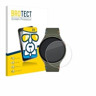 Abbildung von BROTECT Schutzglas für Samsung Galaxy Watch 7 (44 mm) Schutzfolie Panzer Folie Glas [Extrem Kratzfest 9H, Anti Fingerprint, Ultra Transparent]