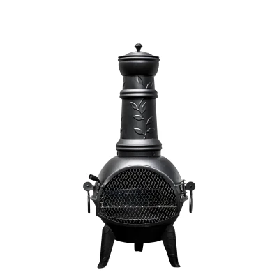 Abbildung von Buschbeck Grillkamin &quot;Leaf 107&quot;, BxTxH: 43x43x107 cm