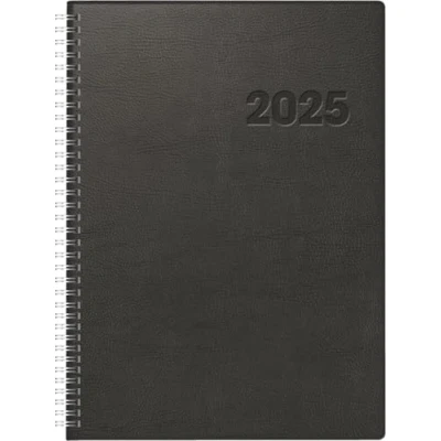 Abbildung von rido/idé Buchkalender Modell Conform (2025), 1 Seite = Tag, A4, 384 Seiten, Kunststoff Einband, schwarz