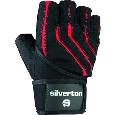 Abbildung von Silverton Erwachsene Handschuhe Power 4, schwarz/Rot, M