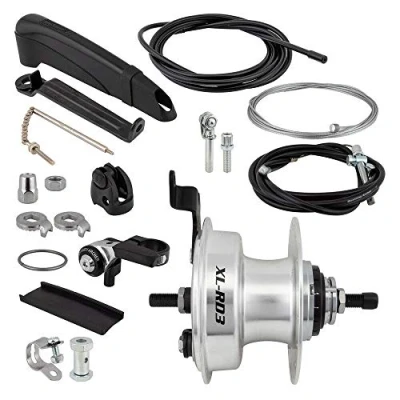 Abbildung von Getriebenabe 3 Fach Sturmey Archer XL RD3 90 Mm Trommelbremsnabe 36 Loch Silber