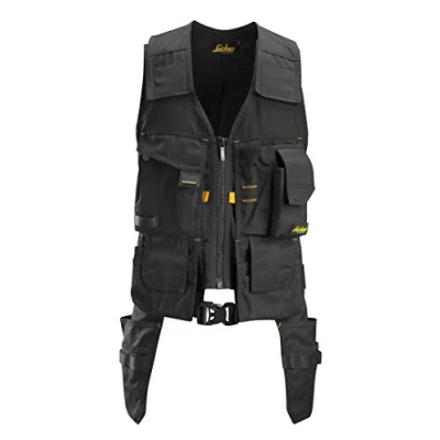 Abbildung von Snickers Workwear Unisex Allroundwork Werkzeugweste, Schwarz, X Large