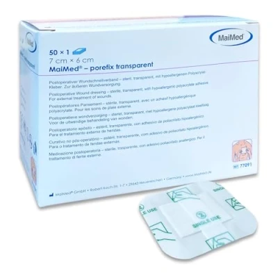 Abbildung von Maimed Porefix Steril 6x7 cm transparent 50 St