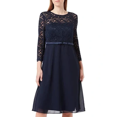 Abbildung von ApartFashion Damen Cocktailkleid Kleid, Navy, Normal