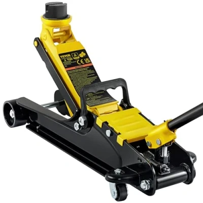 Abbildung von VEVOR Hydraulischer Rangierwagenheber, 2,5 t Tragkraft Scherenwagenheber, 85 380 mm Höhenbereich Wagenheber Einzelkolben Heber, Autoheber für Familienautos, Lastwagen, SUVs usw.
