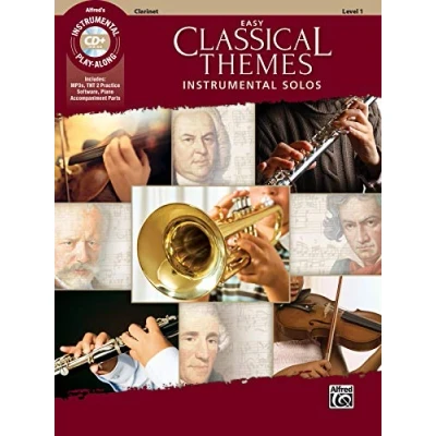Abbildung von Easy Classical Themes Instrumental Solos: Clarinet (incl. CD)