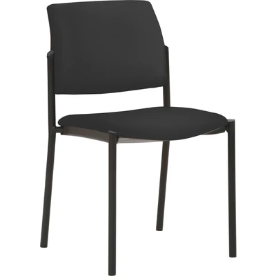 Abbildung von Mayer Sitzmöbel Stapelstuhl 2518 Schwarz/Schwarz 4 Fuß Gestell
