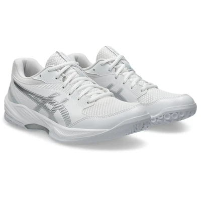 Abbildung von Asics Geltask 4 Handballschuh, Damen, Größe: 37.5, White/pure silver Schuhe