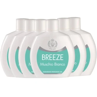 Abbildung von Breeze Squeeze Deodorant Unisex 48H 100 ml (6, White Moschus)