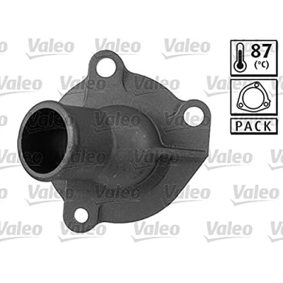 Abbildung von VALEO 819886 Kühlwasserthermostat 87 mit Dichtungen Gehäuse FIAT: Panda I Schrägheck, 127 AUTOBIANCHI: A 112 Schrägheck