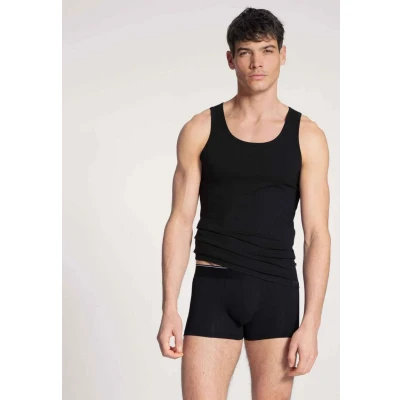 Abbildung von CALIDA Pure &amp; Style Boxershorts Herren, im 3er Pack, mit maskulinem Nadelzug, atmungsaktiv, schnelltrocknend geruchshemmend