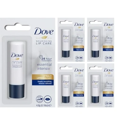 Abbildung von Lippen balsam Dove Nourishing Lipcare 4,8g Essential Intensiv Lippenpflege (4 Stück)