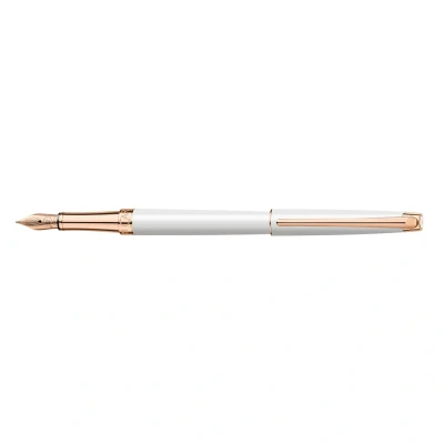 Abbildung von Caran d&#039;Ache Léman Slim White Rose Gold FP M