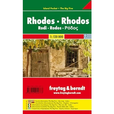 Abbildung von Rhodos, Autokarte 1:120.000, Island Pocket + The Big Five: Toeristische Wegenkaart 1:120 000 (freytag &amp; berndt Auto Freizeitkarten)