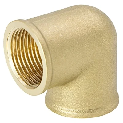 Abbildung von VARIOSAN Winkel 90 15181, 3/8&quot; IG/IG, Messing, Trinkwasser geeignet