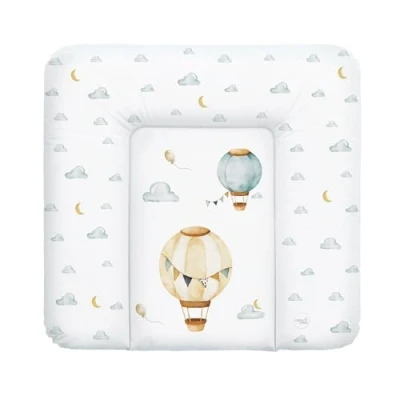 Abbildung von CEBA Baby Wickelauflage Wickelunterlage 75x72 cm / 50x70 cm, Wickeltischauflage für abwaschbar wasserdicht Made in EU