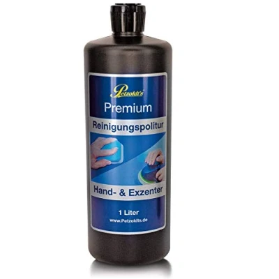Abbildung von 1 Liter Premium Reinigungspolitur, Hand und Exzenter Poliermaschine, silikonfreie Lackreinigung, Petzoldt&#039;s