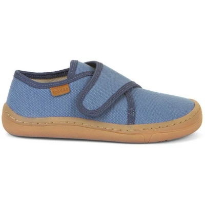 Abbildung von Froddo Barefoot Unisex Hausschuh für Kinder, Größe: 28, Denim Schuhe