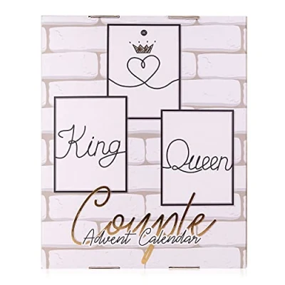 Abbildung von accentra Beauty Adventskalender King &amp; Queen Für Paare Mit 24 Bade , Körperpflege Accessoires Produkten Eine Abwechslungsreiche Und Verwöhnende Adventszeit
