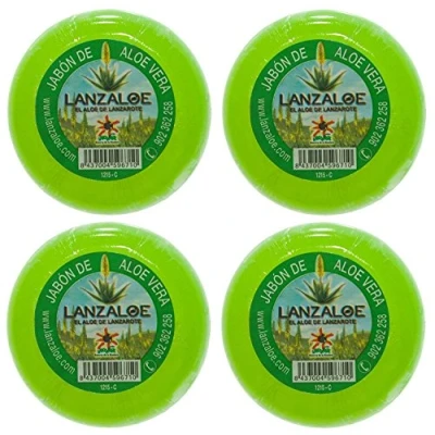 Abbildung von Lanzaloe Aloe Vera Seife 100gr x 4
