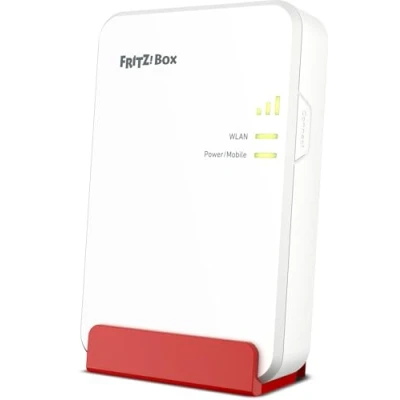 Abbildung von Fritz!Box 6860 5G (Mobilfunk Router mit bis zu 1.300 MBit/s in 5G/LTE, Wi Fi 6 3.000 MBit/s, Power Over Ethernet (PoE+), Staub und spritzwassergeschütztes Gehäuse, Internationale Version)