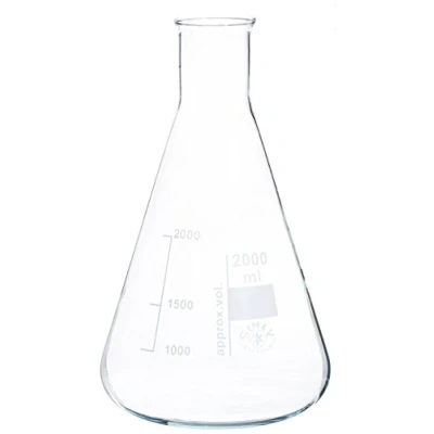 Abbildung von neoLab E 1064 Erlenmeyer Kolben Enghals, 2000 mL (6 er Pack)