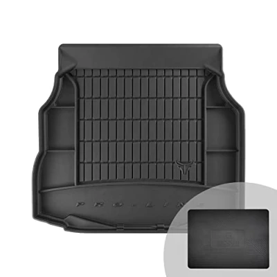 Abbildung von FROGUM ProLine 3D Gummimatte Exklusive Auto Kofferraummatte Kofferraumwanne für Mercedes Benz CLK C209 2002 2009 Bequemer Organiser Die höchsten Kanten