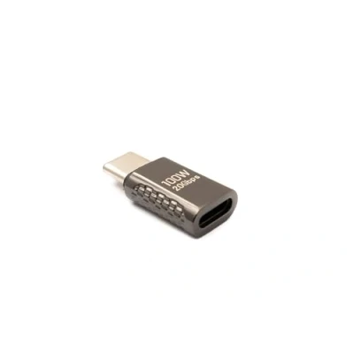 Abbildung von System S USB 3.2 Gen 2 Adapter Typ C Stecker zu Buchse Kabel in Grau