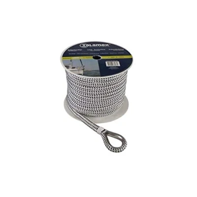 Abbildung von Ankerleine / 40m Ø 16 mm/Blei/Anker/Boot/Leine