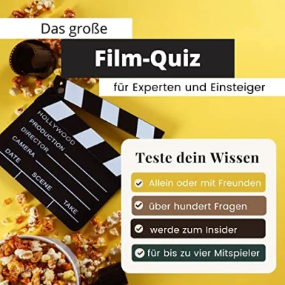 Abbildung von Das große Film Quiz für Experten und Einsteiger: Teste dein Wissen. Die besten Fragen über Serien &amp; Kino Filme. perfekte Geschenk zum Geburtstag zu Weihnachten