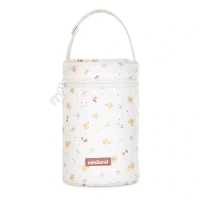 Abbildung von Thermibag Valencia 700 ml. Isoliertasche mit Griff zum Aufhängen und Tragen. Ideal für Miniland Thermosbehälter feste Nahrung. Kollektion.