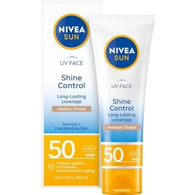 Abbildung von Nivea Sun Mattierte Gesichtscreme Ausgleich Hautfarbe Mit hohem Schutz, Spf 50, 50 Ml