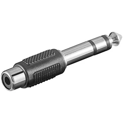 Abbildung von PremiumCord Redukce Audio Cinch Buchse 6, 35 mm Stereo Jack Stecker