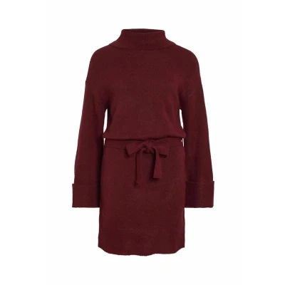 Abbildung von Vila VIROLFIE L/S TIE Belt Knit Dress NOOS