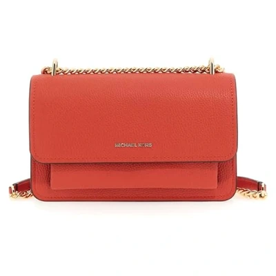 Abbildung von Michael Kors Claire Shoulder Umhängetasche, Damen, Größe: One Size, Burnt sienna