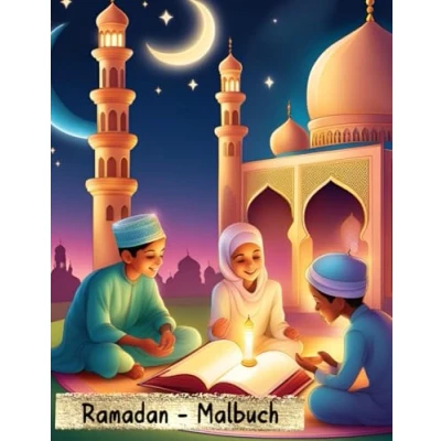 Abbildung von Ramadan Malbuch: Kinder Ausmalbuch, Ramadanausmelbuch, Malbuch für Kinder, Aktivitäten
