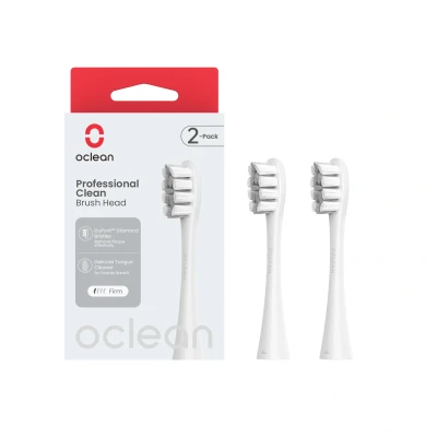 Abbildung von Zahnbürste Oclean Professional Clean Bürstenkopf P1C10 Grau 2Stück (Grau)