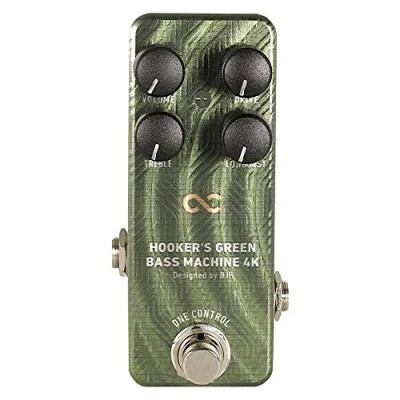 Abbildung von One Control Hooker&#039;s Green Bass Machine 4K Overdrive/Distortion Effects Pedal
