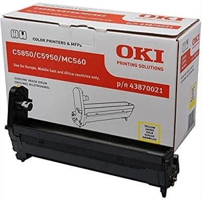 Abbildung von OKI 43870021 C5850, C5950 Trommel 20.000 Seiten, gelb