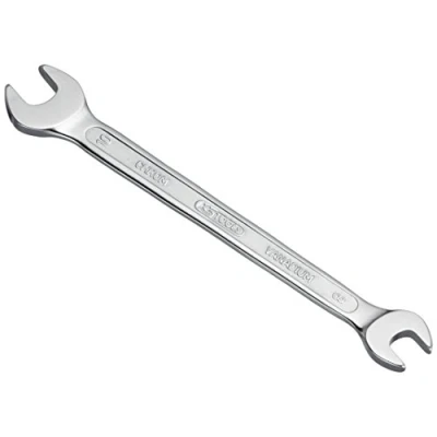 Abbildung von KS TOOLS 517.0740 Doppel Gabelschlüssel 140 8, 10 Chrom Vanadium Stahl matt satiniert, verchromt