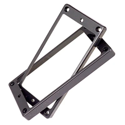 Abbildung von 2Pcs Bridge Neck Doppelspule Humbucker Pickup Ring Rahmen Für 7 Saitige Gitarre