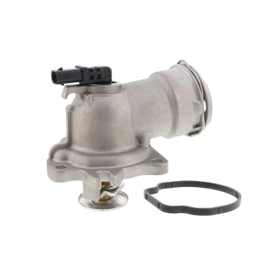 Abbildung von VEMO V30 99 0200 Kühlwasserthermostat 92 mit Dichtung Sensor Metallgehäuse MERCEDES BENZ: C Klasse Limousine, T modell, E modell