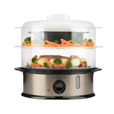 Abbildung von Black + Decker Dampfgarer &quot;BXST800E / ES9680110B&quot;, 800 W