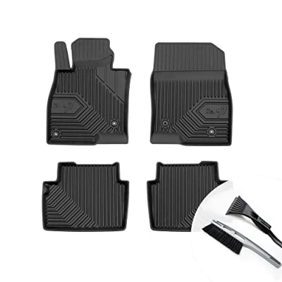 Abbildung von moto MOLTICO Gummimatten Auto Fußmatten mit Rand Gummi Automatten 4 teilig Set passend für Mazda 6 III Kombi 2012 2018