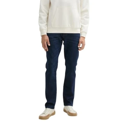 Abbildung von TOM Tailor denim Jeans Straight Leg, Herren, Größe: 30x32, Blue dark wash