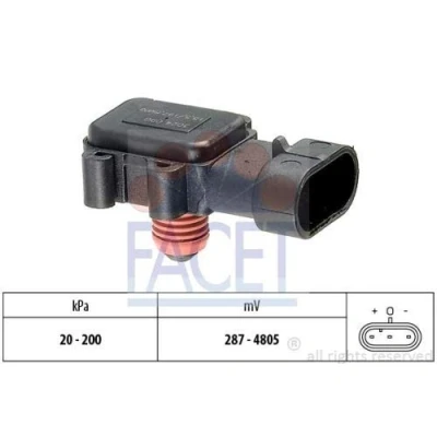 Abbildung von FACET 10.3024 Luftdrucksensor, Höhenanpassung Made in Italy OE Equivalent OPEL: Combo C Kasten / Kombi, Astra G Caravan